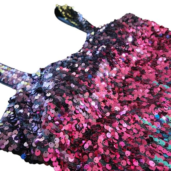 GUESS multicolor sequin sheath dress size 12 - Picture 5 of 12